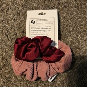 Limited edition Glossier scrunchies